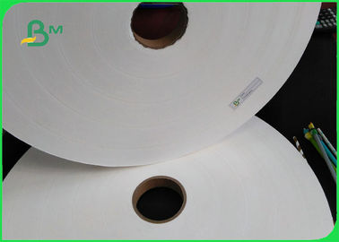 Eco - friendly Food Grade Paper Roll 28gsm 60gsm 13mm 15mm Drinking Straw Paper For Printing