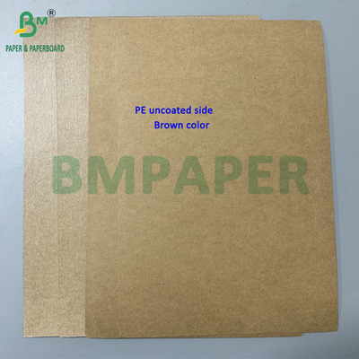 Heat-resistant 15g PE Coated Kraft Paperboard 300g For Microwaveable Food Container