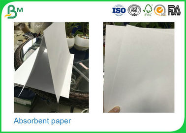 0.3mm - 2.0mm Thickness Uncoated Absorbent Cardboard Paper Rolls For Making Placemat