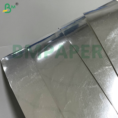 68g 70g High Stiffness & Foldability Silver Metalized Board For Cosmetic Packaging Luxury packaging