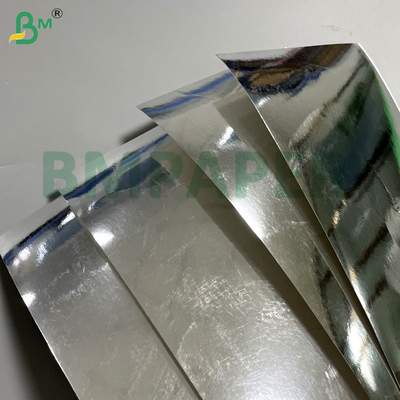 68g 70g High Stiffness & Foldability Silver Metalized Board For Cosmetic Packaging Luxury packaging