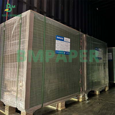 1.2mm 1.4mm Colored Bule Green Coated Grey Back Cardboard For Making Box