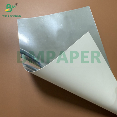 275gsm 0.36mm PET Glossy Silver Cardboard For Cosmetic Box 66 X 90cm