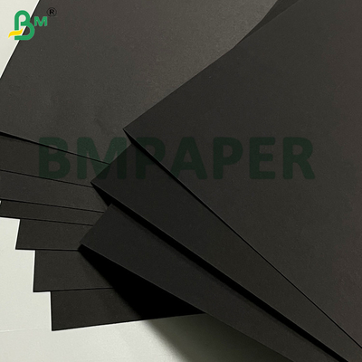 245gsm 250gsm Smooth Surface High Stiffness Folding Resistance Black Card For Gift Packing Photo Frame Matting
