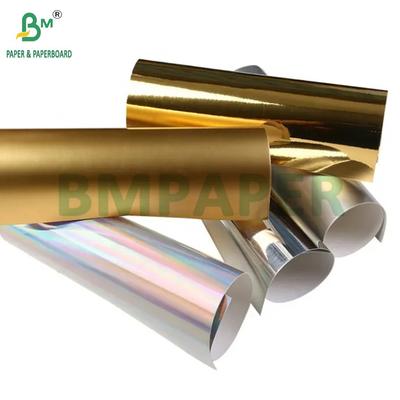 450gsm Golden Silver Color Metallized FBB Cardboard For Jewelry Box A4 A3