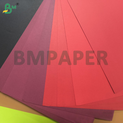 Single Sided 270gsm Premium Red Card Stock Paper Uncoated For Card Making