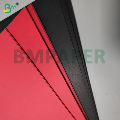 250gsm 300gsm Black Red Colored Rigid Cardboard For Gift Boxes High Stiffness