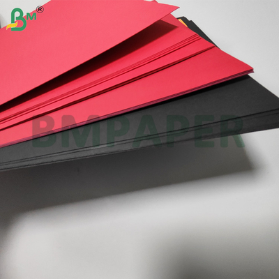 250gsm 300gsm Black Red Colored Rigid Cardboard For Gift Boxes High Stiffness