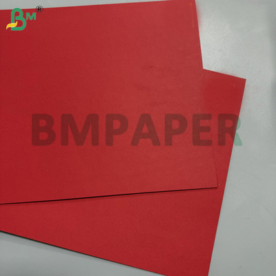 120gsm - 400gsm Double Sides Brilliant Red Cardboard For High-End Packaging