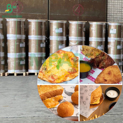 30gram 35gram 40gram Oilproof White MG Wax Paper In Roll for Deli Packages