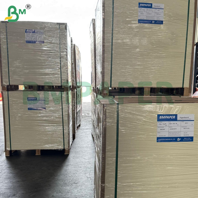 3mm White Wood Pulp Made Display Paper Board For Hanging Signage 1220 x 2440mm