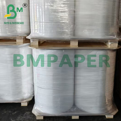26g Food Grade Pure White Straw Wrapping Paper For Drinking 28/29mm x 6000m