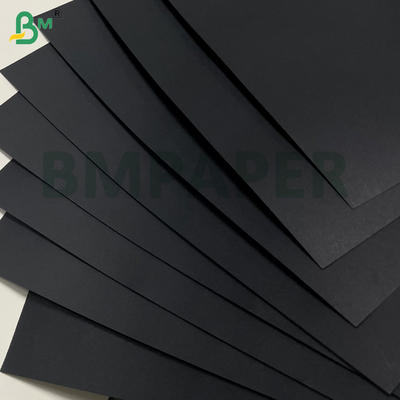 80gsm Smooth Matte Good Folding Black Kraft Paper For Gift Packing Shopping Bags