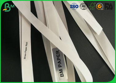 60gsm Grade Biodegradable White Craft Paper To Using For Different Color Pipe Drinking