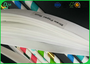 60gsm Grade Biodegradable White Craft Paper To Using For Different Color Pipe Drinking