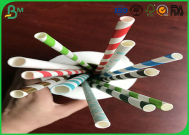 Recycle And Harmless Paper 14mm 15mm 60gsm White Kraft Paper Rolls For Paper Straws