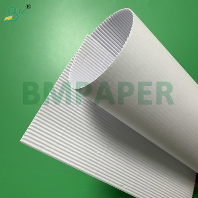 White Mic-Corrugated Paper Rolls 100cmx50m,  2 Layers 70gsm + 70gsm