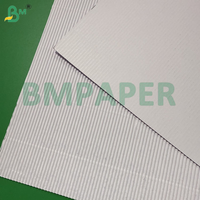 White Mic-Corrugated Paper Rolls 100cmx50m,  2 Layers 70gsm + 70gsm