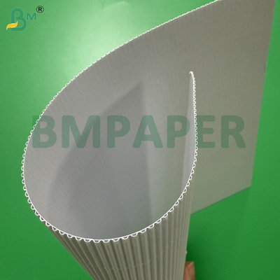 White Mic-Corrugated Paper Rolls 100cmx50m,  2 Layers 70gsm + 70gsm