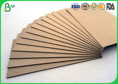 Multi - laminated Kraft Liner Paper 250gsm - 450gsm Or Customized Size Brown Solid Board For Printing