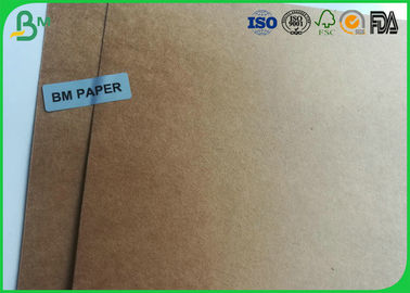 350gsm Three - Dimensional Solid Board Brown Kraft Liner Paper Wood Pulp Material