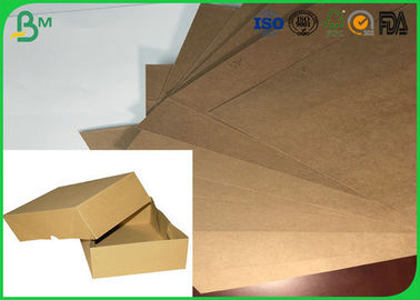 Excellent Performance 0.6mm 0.8mm 0.9mm Brown Color Solid Board Sheets For Packaging