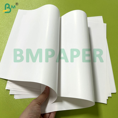 70 cm 80cm  55gram 60gram White Glossy Coated Paper For Gift Wrapping Material