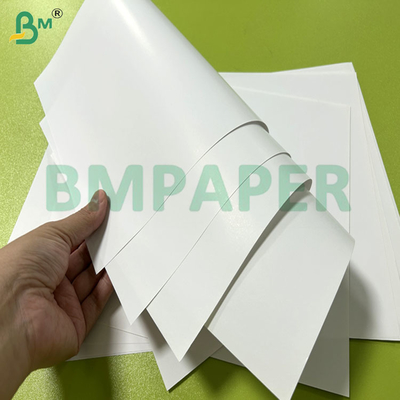 70 cm 80cm  55gram 60gram White Glossy Coated Paper For Gift Wrapping Material