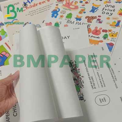 55g 1056D White Moisture Proof Printable Paper for Labels & Tags