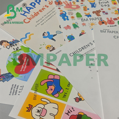 55g 1056D White Moisture Proof Printable Paper for Labels & Tags