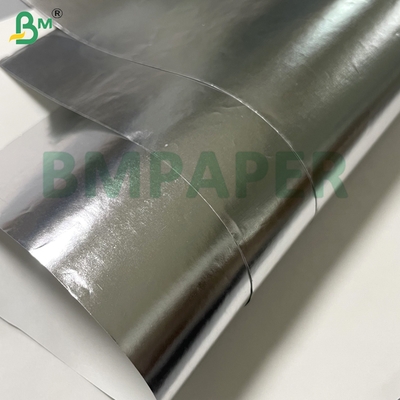 70gsm High Strength Printable Food grade Silver Aluminium Paper For Packaging Hamburger Cookies