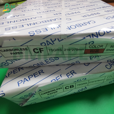 75g 80g NCR CB CFB CF Carbonless Copy Paper 8 1/2 X 11 inch Black Image