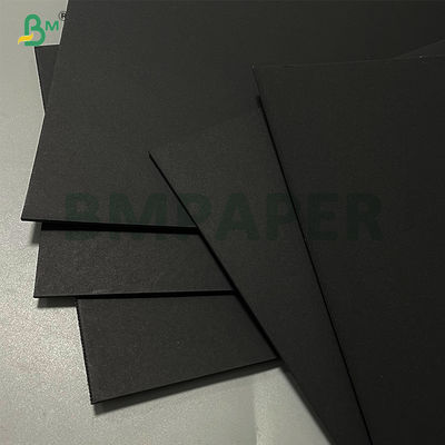 350gsm Double Side Black Kraft Paper 8.5 X 11'' Sheet For Scrapbook Craft