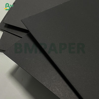 350gsm Double Side Black Kraft Paper 8.5 X 11'' Sheet For Scrapbook Craft
