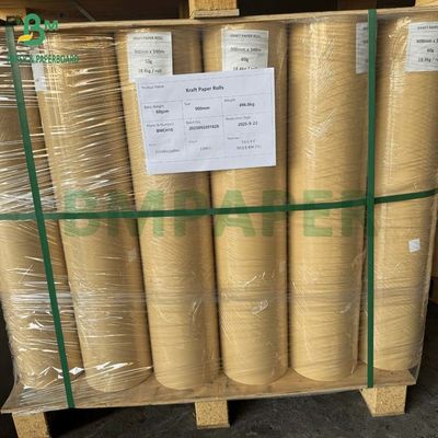 60g 70g Strong Tensile Strength Ribbed Kraft Paper for High End Packaging