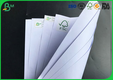 FSC Certificatied 60gsm To 120gsm Uncoated Woodfree Printing Paper , White Bond Paper