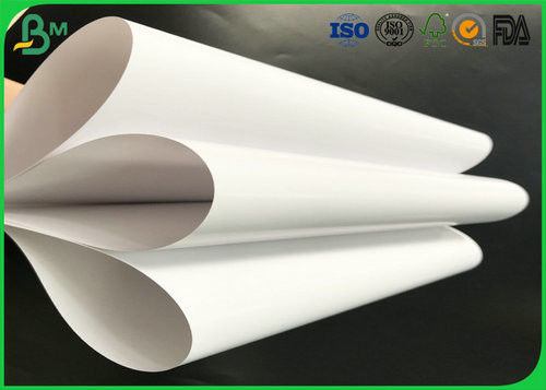 ISO Certificated 80g 90g 100g 105g 115g 135g  High Glossy C2S Art Paper For Printing Advertisement