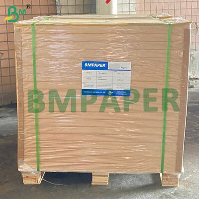 Red Striped Single Sided Wax Coated Kraft Paper 37gsm 42gsm For Wrapping Fruits