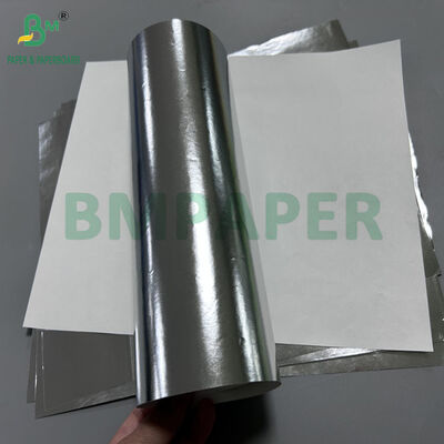 65gsm 70gsm Wet Strength Silver Metalized Paper For Beer Label Printing 500mm Width