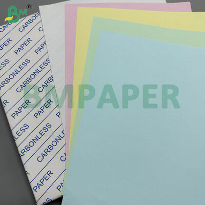 500sheets Ream Digital NCR Paper Carbonless 60gsm CB White Top, CFB Middle Colored
