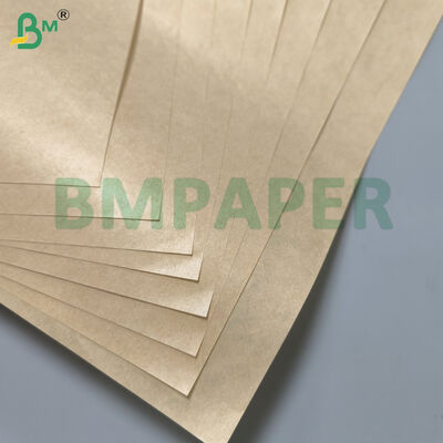 Unbleached Machine Glazing Wrapping Paper Brown 1000mm Width Roll 35gsm