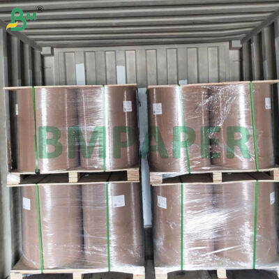 Unbleached Machine Glazing Wrapping Paper Brown 1000mm Width Roll 35gsm