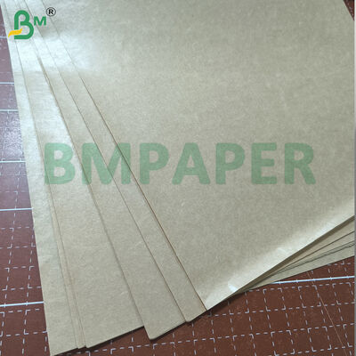 Unbleached Machine Glazing Wrapping Paper Brown 1000mm Width Roll 35gsm