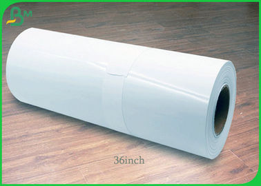 Inkjet 35 Inch 50M High Witness And White High Glossy Art Paper Wood Pulp Material