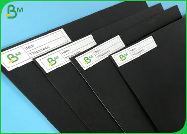 200g 250g Coated High Stiffness Book Binding Board /  Black Cardboard In Sheet