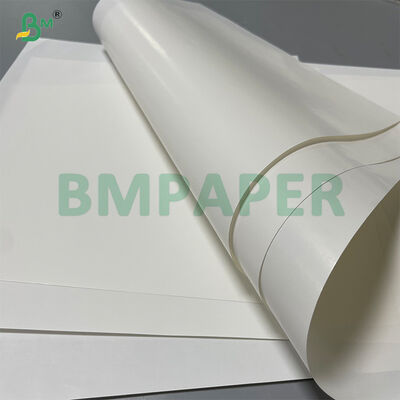 One Side Glossy 70 GSM White Wet - Strength Paper Roll For Beer Label
