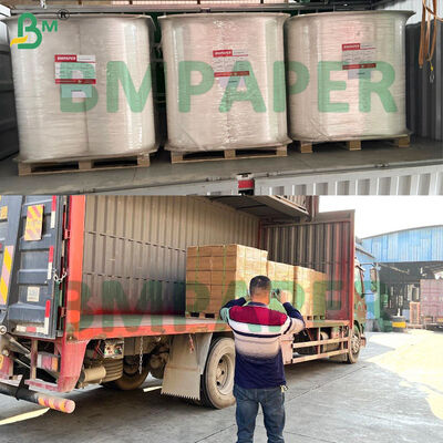 Light Weight White Or Custom Printing Wrapping Paper Slitted Rolls For Individual Straw Wrap