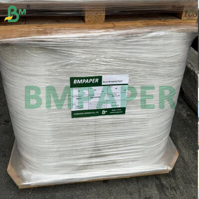 Light Weight White Or Custom Printing Wrapping Paper Slitted Rolls For Individual Straw Wrap