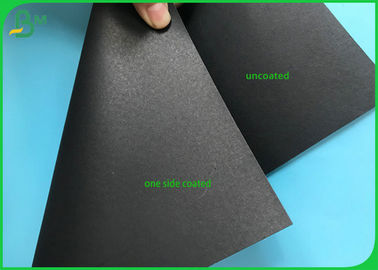 Single Side Coated Black Book Binding Board 300g Cardboard In Sheet Or Roll