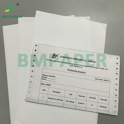 8 x 11'' White Blue Pink 75gsm Carbonless Copy Paper Multi-Part NCR Paper for Forms & Invoices